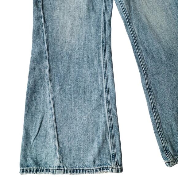PISTOLA RUBY HIGH RISE PALAZZO PANT WIDE LEG DENIM JEANS SZ WOMENS 31 - Picture 2 of 6